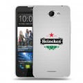 Дизайнерский пластиковый чехол для HTC Desire 516 Heineken