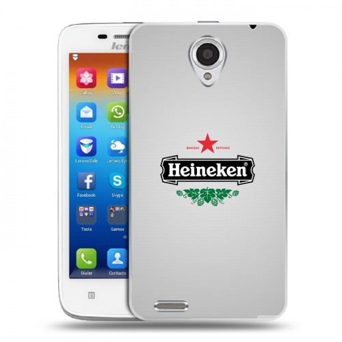 Дизайнерский пластиковый чехол для Lenovo S650 Ideaphone Heineken