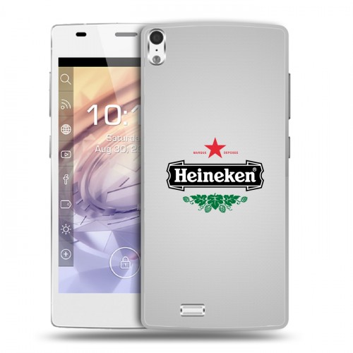 Дизайнерский пластиковый чехол для Prestigio Grace Heineken