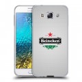 Дизайнерский пластиковый чехол для Samsung Galaxy E5 Heineken