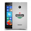 Дизайнерский пластиковый чехол для Microsoft Lumia 435 Heineken