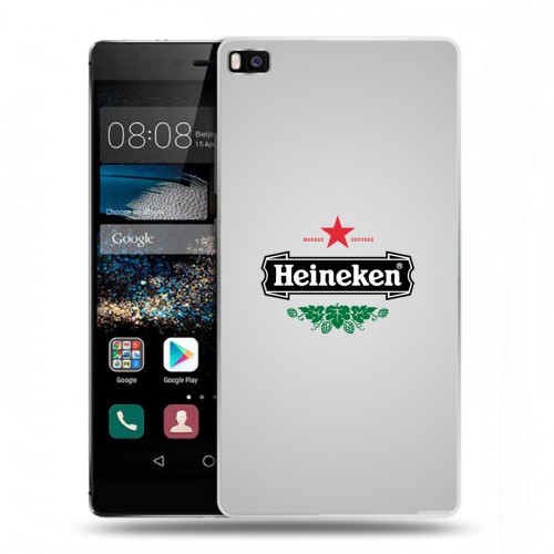 Дизайнерский пластиковый чехол для Huawei P8 Heineken