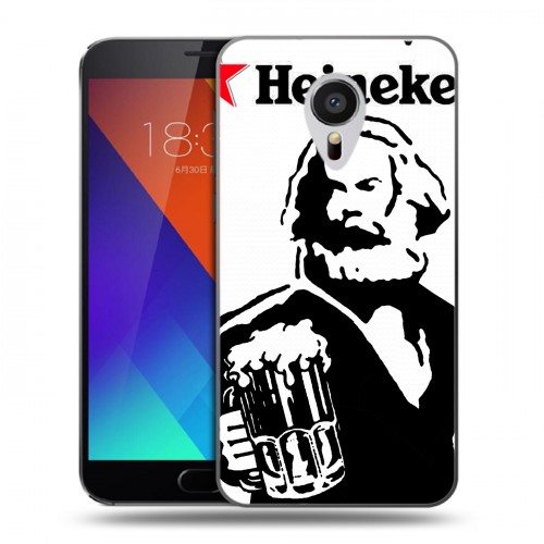 Дизайнерский пластиковый чехол для Meizu MX5 Heineken