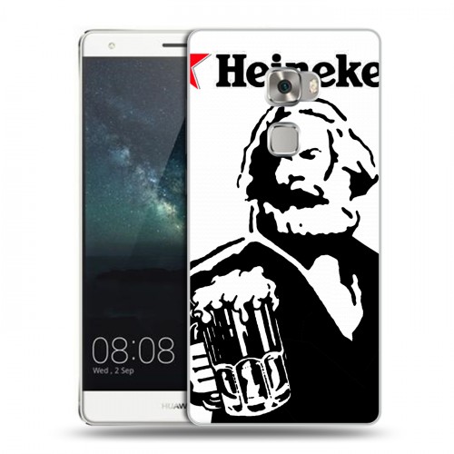 Дизайнерский пластиковый чехол для Huawei Mate S Heineken