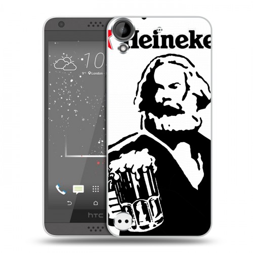 Дизайнерский пластиковый чехол для HTC Desire 530 Heineken