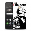 Дизайнерский пластиковый чехол для Huawei P9 Lite Heineken