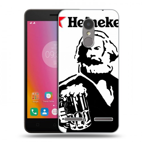 Дизайнерский пластиковый чехол для Lenovo K6 Heineken