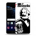 Дизайнерский пластиковый чехол для Huawei P10 Heineken