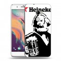 Дизайнерский пластиковый чехол для HTC One X10 Heineken