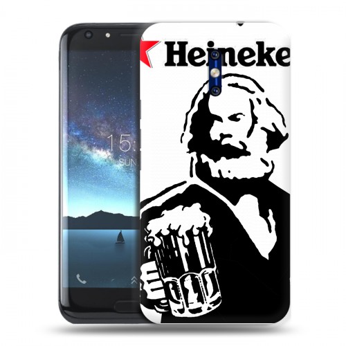 Дизайнерский силиконовый чехол для Doogee BL5000 Heineken