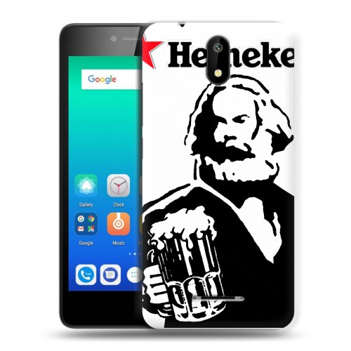 Дизайнерский силиконовый чехол для Micromax Q409 Heineken