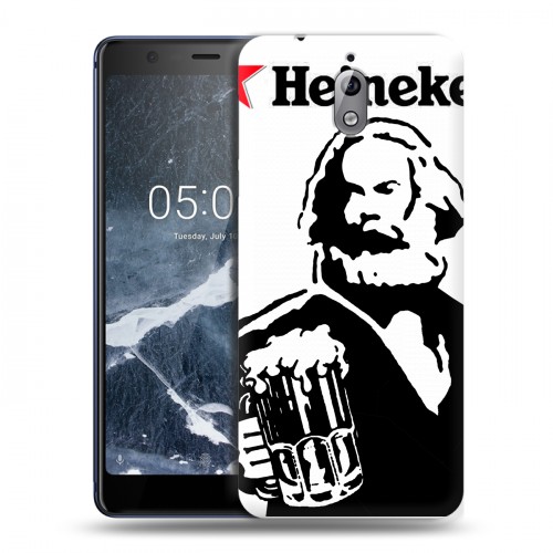 Дизайнерский силиконовый чехол для Nokia 3.1 Heineken