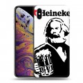 Дизайнерский силиконовый чехол для Iphone Xs Max Heineken