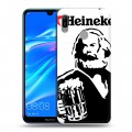 Дизайнерский пластиковый чехол для Huawei Y6 (2019) Heineken