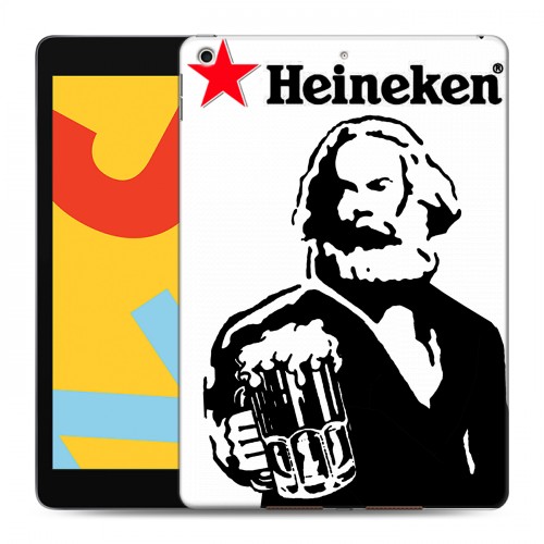 Дизайнерский силиконовый чехол для Ipad 10.2 (2019) Heineken
