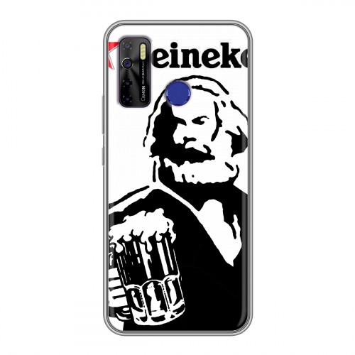 Дизайнерский силиконовый чехол для Tecno Camon 15 Heineken