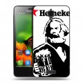 Дизайнерский пластиковый чехол для Lenovo S660 Heineken