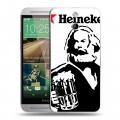 Дизайнерский пластиковый чехол для HTC One E8 Heineken