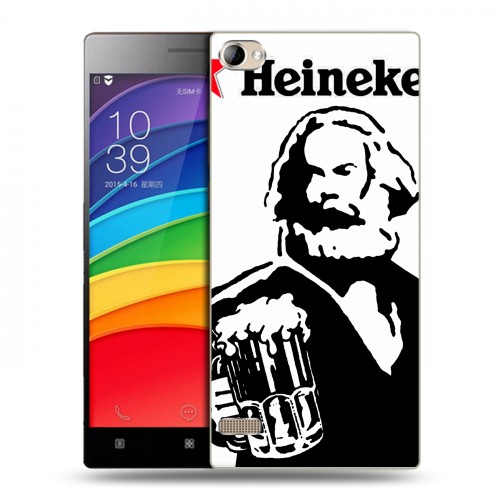 Дизайнерский пластиковый чехол для Lenovo Vibe X2 Pro Heineken