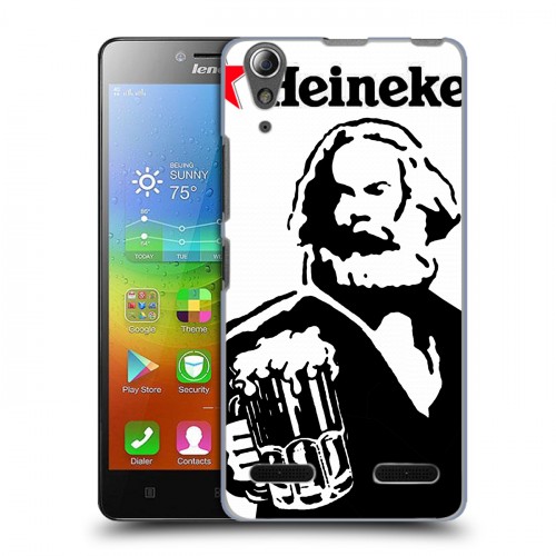 Дизайнерский пластиковый чехол для Lenovo A6000 Heineken