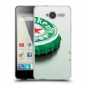 Дизайнерский пластиковый чехол для ZTE Blade L3 Heineken