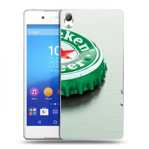 Дизайнерский пластиковый чехол для Sony Xperia Z3+ Heineken