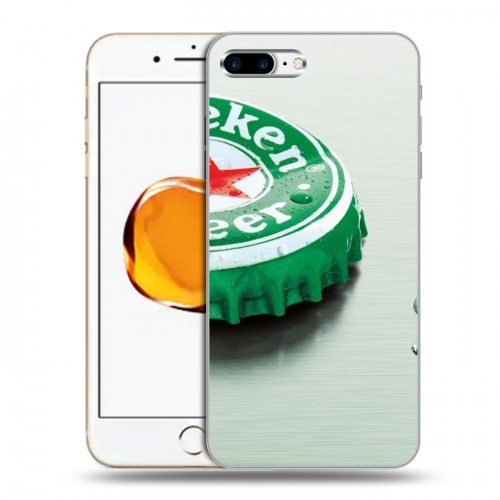 Дизайнерский пластиковый чехол для Iphone 7 Plus / 8 Plus Heineken