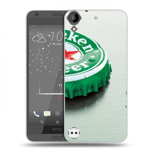 Дизайнерский пластиковый чехол для HTC Desire 530 Heineken