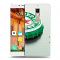 Дизайнерский пластиковый чехол для Elephone S3 Heineken