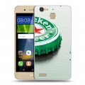 Дизайнерский пластиковый чехол для Huawei GR3 Heineken