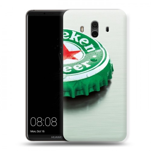 Дизайнерский пластиковый чехол для Huawei Mate 10 Heineken