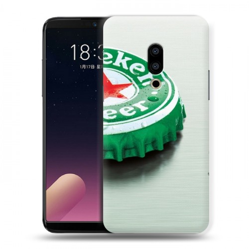 Дизайнерский пластиковый чехол для Meizu 15 Plus Heineken