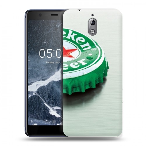 Дизайнерский силиконовый чехол для Nokia 3.1 Heineken