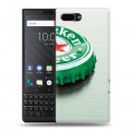 Дизайнерский пластиковый чехол для BlackBerry KEY2 Heineken