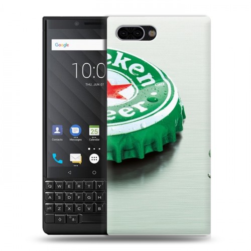 Дизайнерский пластиковый чехол для BlackBerry KEY2 Heineken