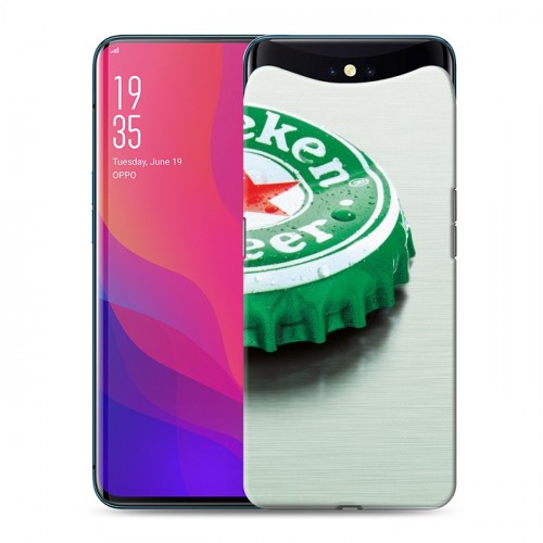 Дизайнерский силиконовый чехол для OPPO Find X Heineken