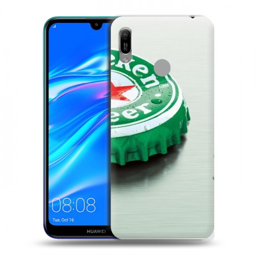 Дизайнерский пластиковый чехол для Huawei Y6 (2019) Heineken