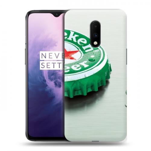 Дизайнерский пластиковый чехол для OnePlus 7 Heineken