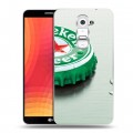 Дизайнерский пластиковый чехол для LG Optimus G2 Heineken