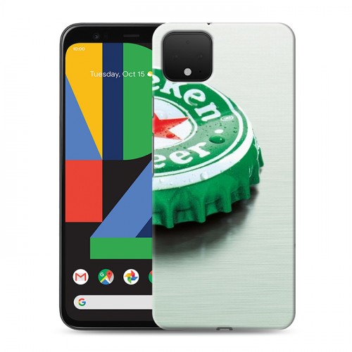 Дизайнерский пластиковый чехол для Google Pixel 4 Heineken