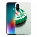 Дизайнерский силиконовый чехол для Meizu 16T Heineken