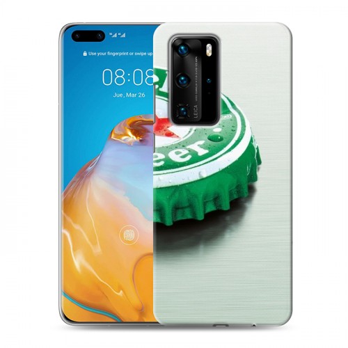 Дизайнерский пластиковый чехол для Huawei P40 Pro Heineken