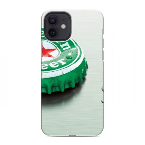 Дизайнерский силиконовый чехол для Iphone 12 Heineken