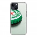 Дизайнерский пластиковый чехол для Iphone 14 Heineken