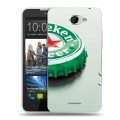 Дизайнерский пластиковый чехол для HTC Desire 516 Heineken