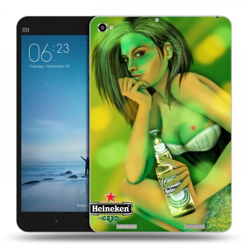 Дизайнерский силиконовый чехол для Xiaomi Mi Pad 2 Heineken