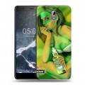 Дизайнерский силиконовый чехол для Nokia 3.1 Heineken