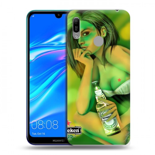 Дизайнерский пластиковый чехол для Huawei Y6 (2019) Heineken