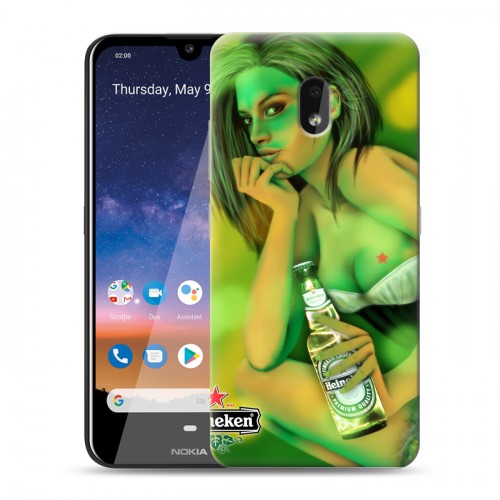 Дизайнерский силиконовый чехол для Nokia 2.2 Heineken