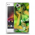 Дизайнерский пластиковый чехол для Sony Xperia L Heineken